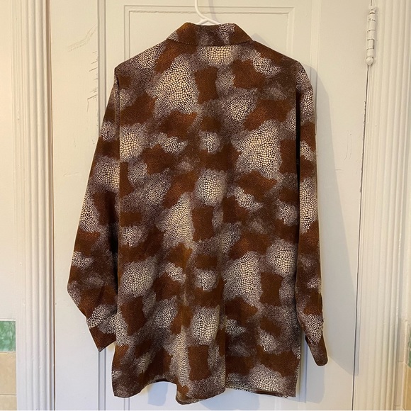 Vintage Women’s 80s button down blouse - Picture 3 of 4